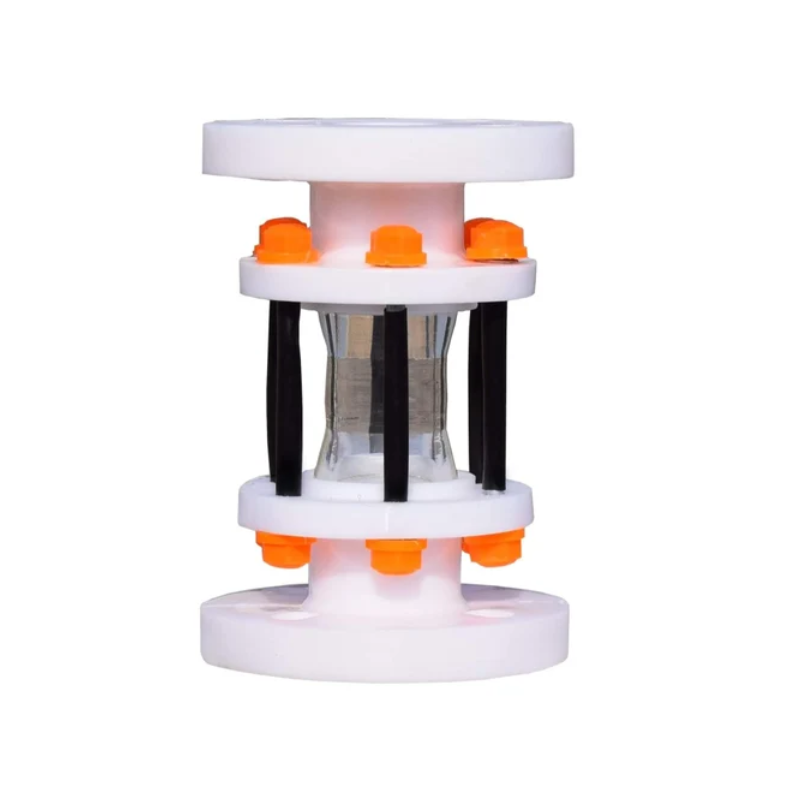 PP Flanged Sight Glass with Transparent Glass