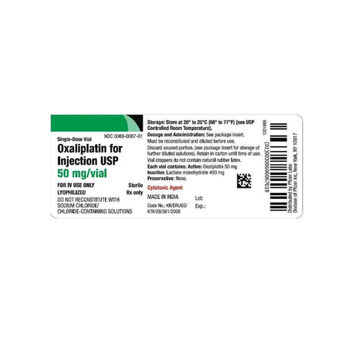 50mg Oxaliplatin For Injection Usp