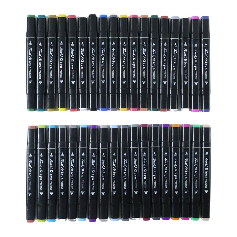 36 Color Dual Tip Art Sketch Markers Set with Carry Case