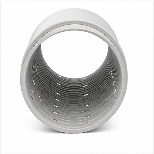 160mm OD PVC Perforated Corrugated Pipe