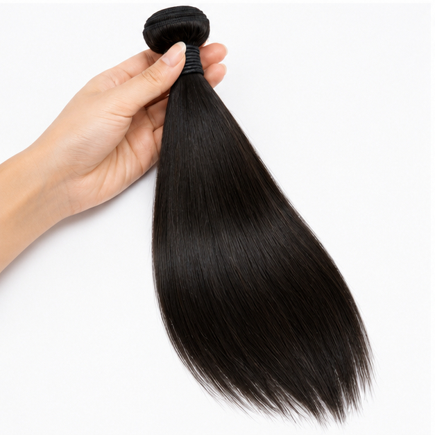 Human Black Straight Weft Human Hair
