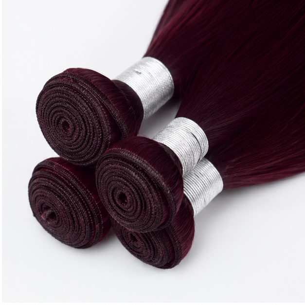 Burgundy Coloured Hair Extensions