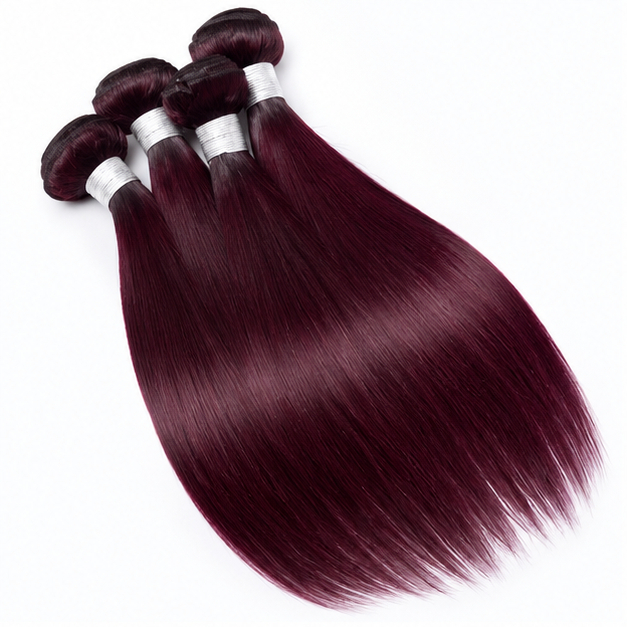 Burgundy Coloured Hair Extensions