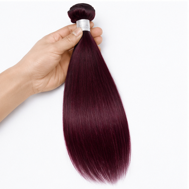 Burgundy Coloured Hair Extensions