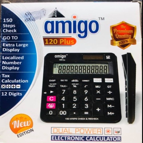 AMIGO 120 PLUS ELECTRIC CALCULATOR