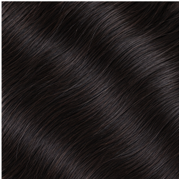 Wavy Black Human Hair Extension