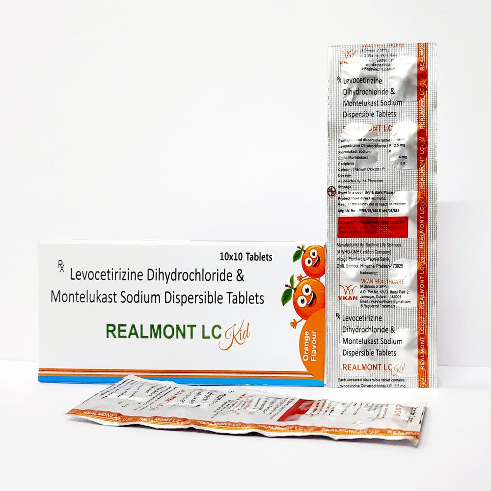 Levocetirizine 2.5 mg + Montelukast 4 mg Tablets