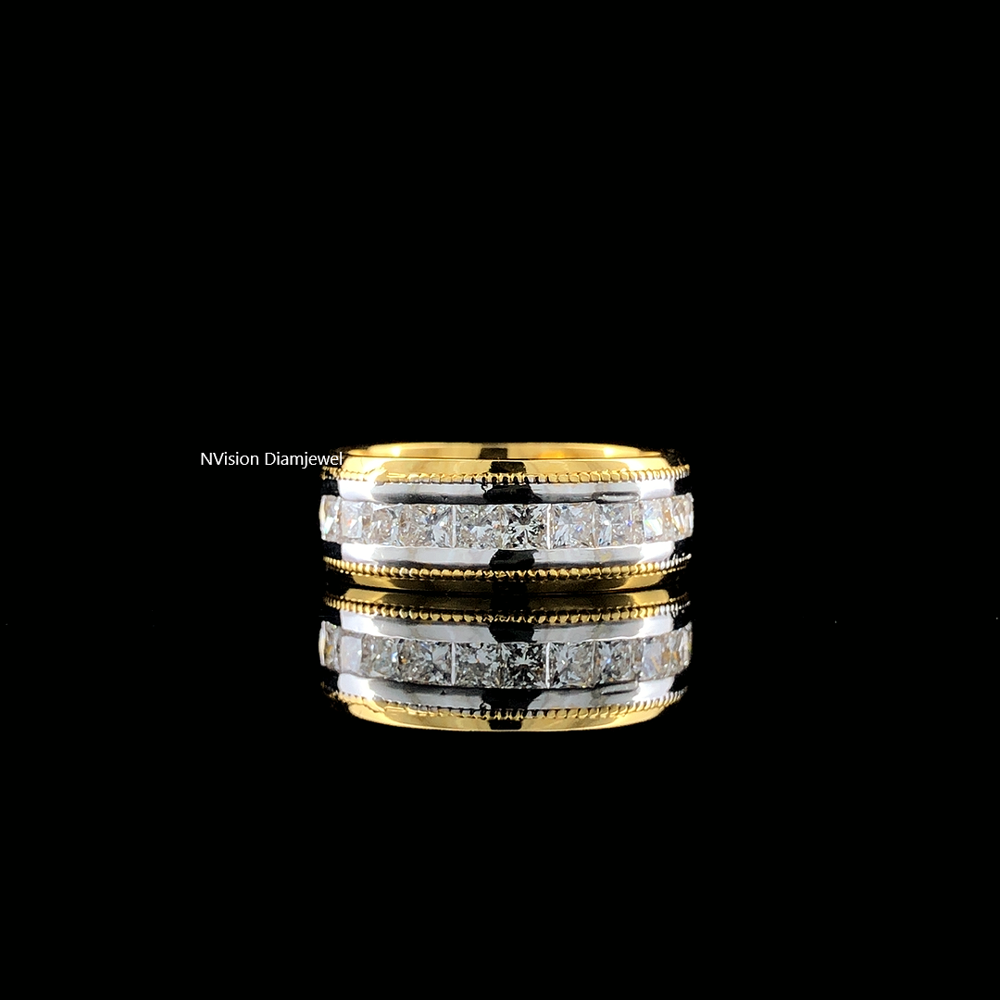 Crystal Bar Labgrown Diamond Luxe Men's Band