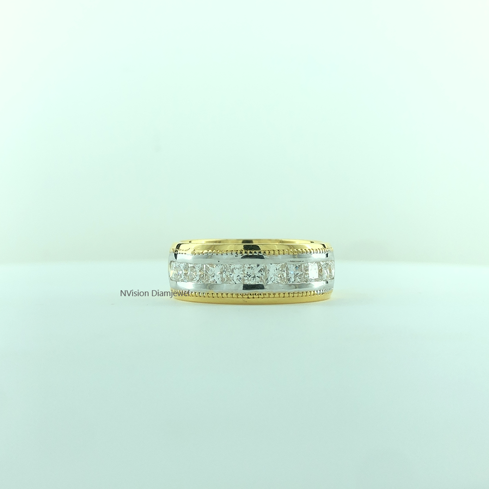 Crystal Bar Labgrown Diamond Luxe Men's Band