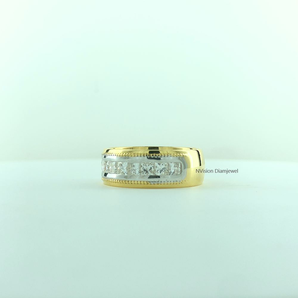 Crystal Bar Labgrown Diamond Luxe Men's Band