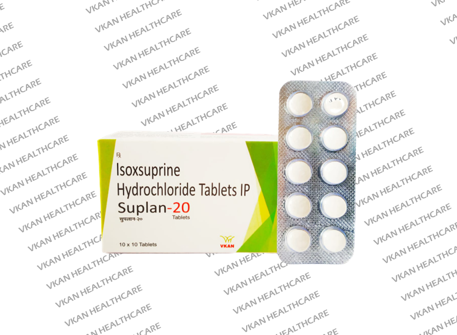 Isoxsuprine Hydrochloride 20 Tablets