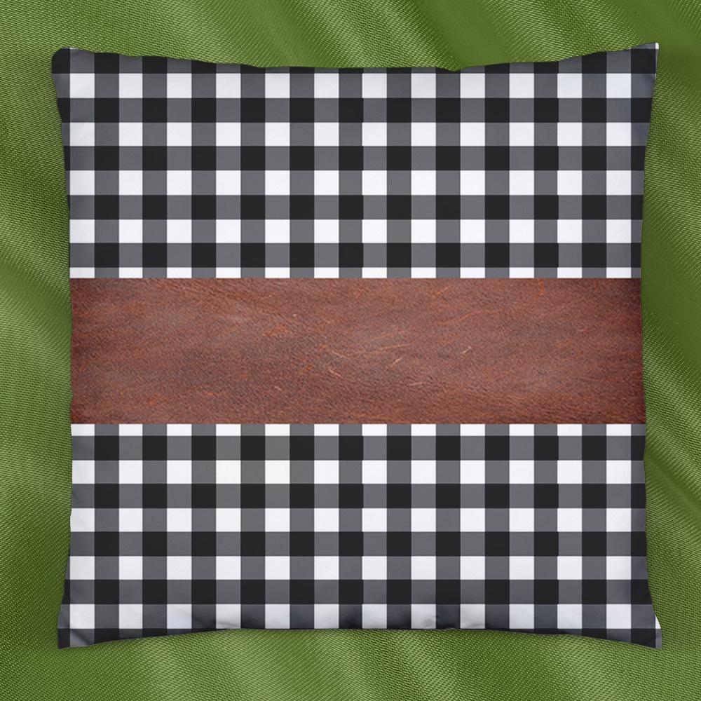 Pillow Covers, Leather & Cotton Cushion Covers (19  12 Inch / 1 Pair / 2 Pc)