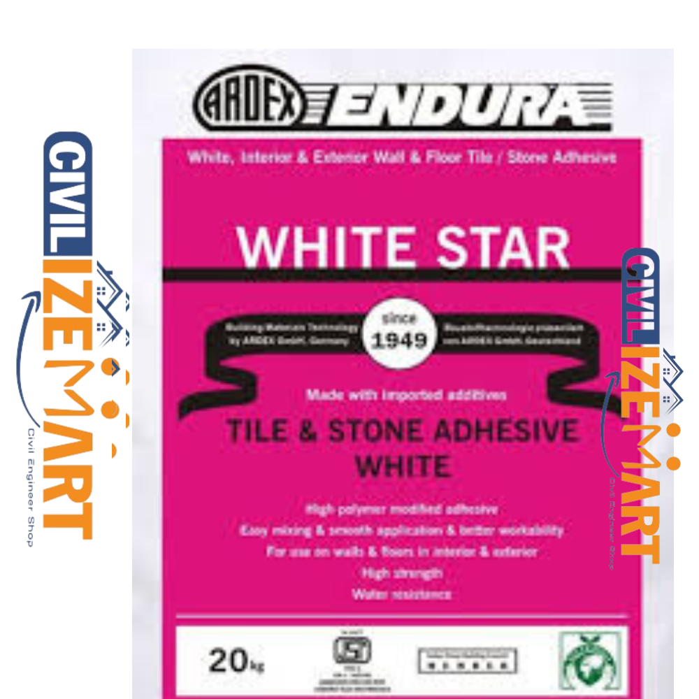 ARDEX ENDURA WHITE STAR TILE ADHESIVE