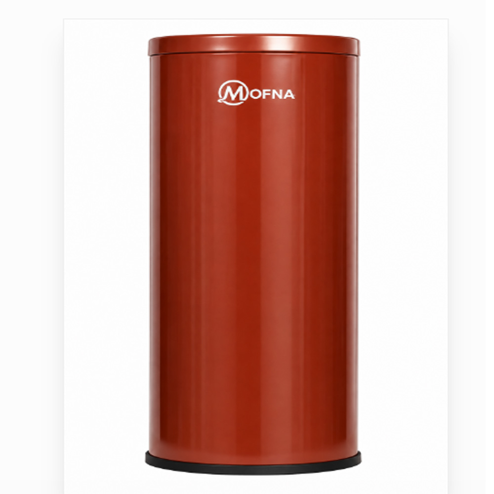 Mofna Stainless Steel Brown Long Swing Dustbin 22 Liter - Application: Indoor And Outdoor