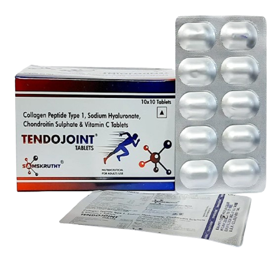 Collagen Peptide Type I, Sodium Hyalurinate, Chondroitin Sulphate Sodium and Vitamin C Tablets