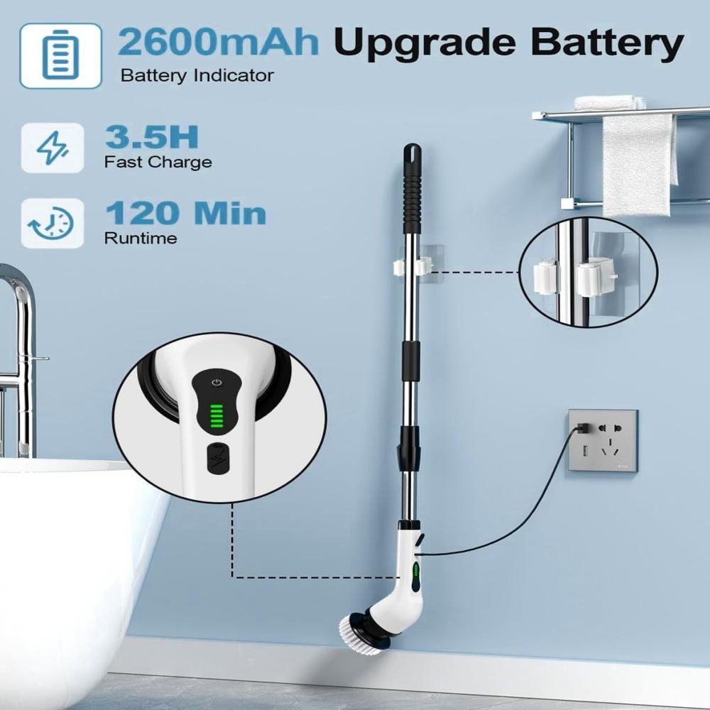 9 in 1 Electric Spin Scrubber