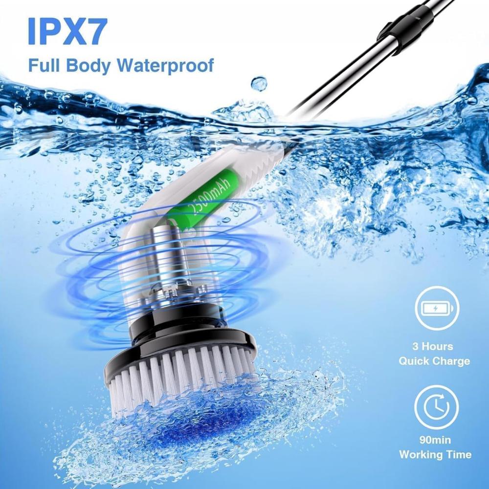 9 in 1 Electric Spin Scrubber