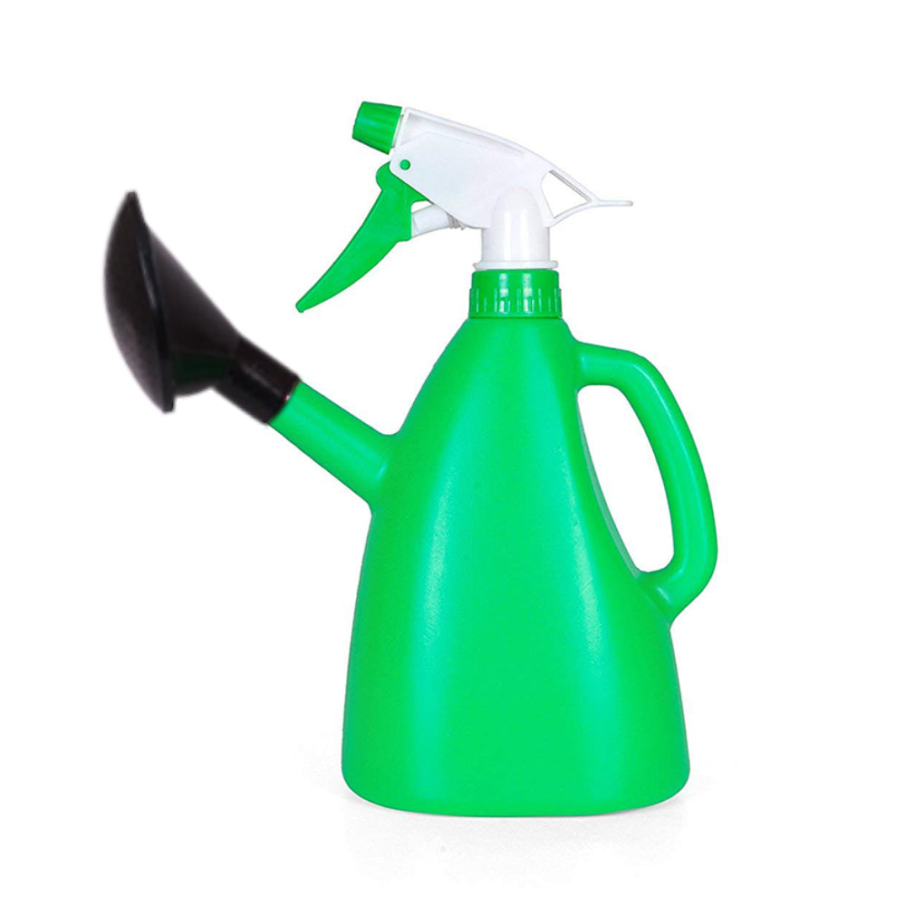 2 In 1 Watering Can With Hand Triggered Sprayer For Plants - Color: Mix