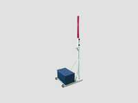 Outdoor Volleyball Match Support Pole - Age Group: All Ages