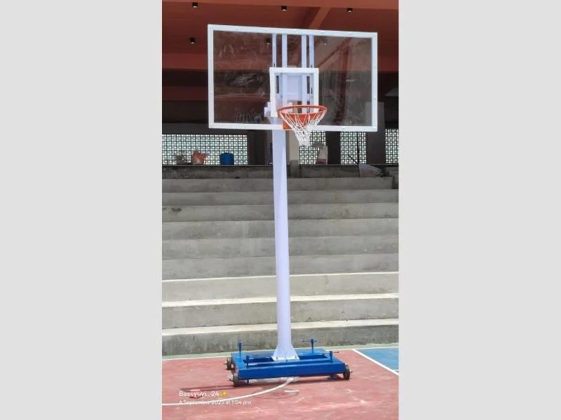 Regulation Basketball Court Support Post