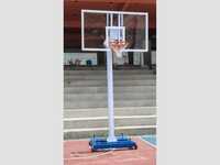 Regulation Basketball Court Support Post - Age Group: All Ages