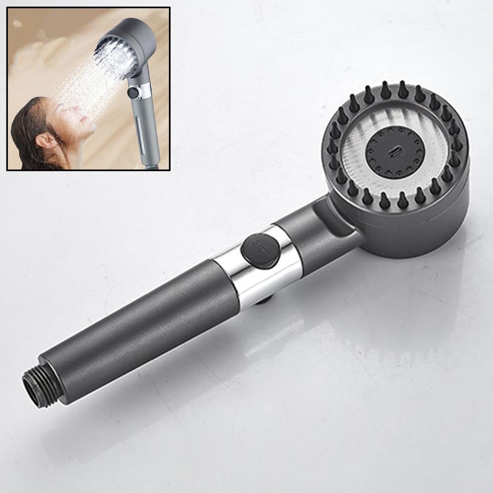 Shower Filter Shower Head Adjustment Shower Head (3 Modes / 1 Pc) - Color: Mix