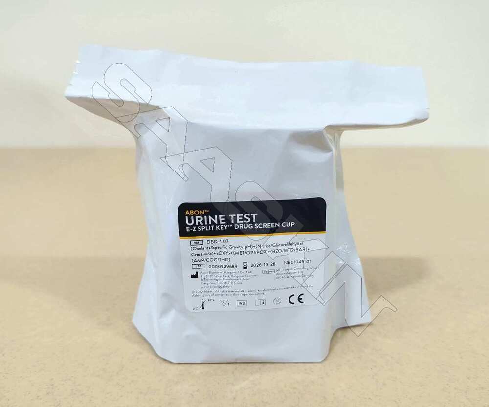Abbott ABON Urine Test E-Z Split Key Drug Screen Cup