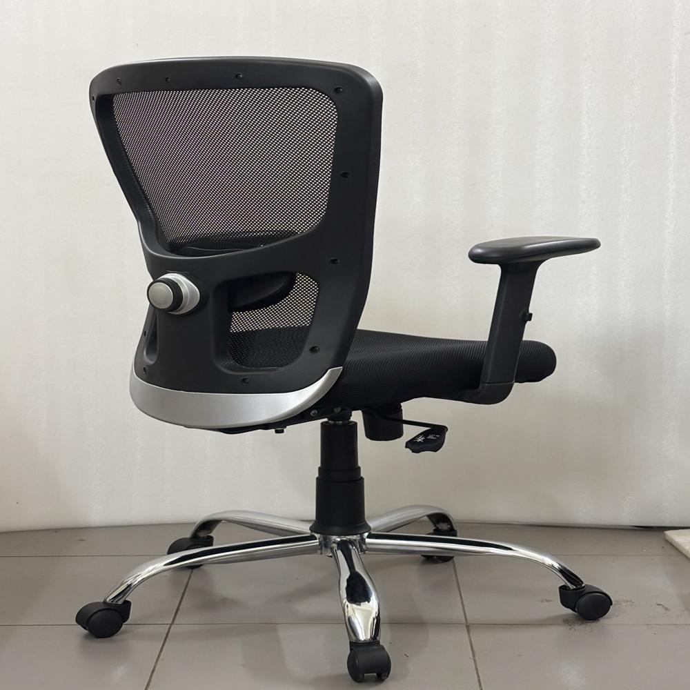Libra Mid Back Breathable Mesh Fabric Ergonomic Office Desk Rev-olving Chair