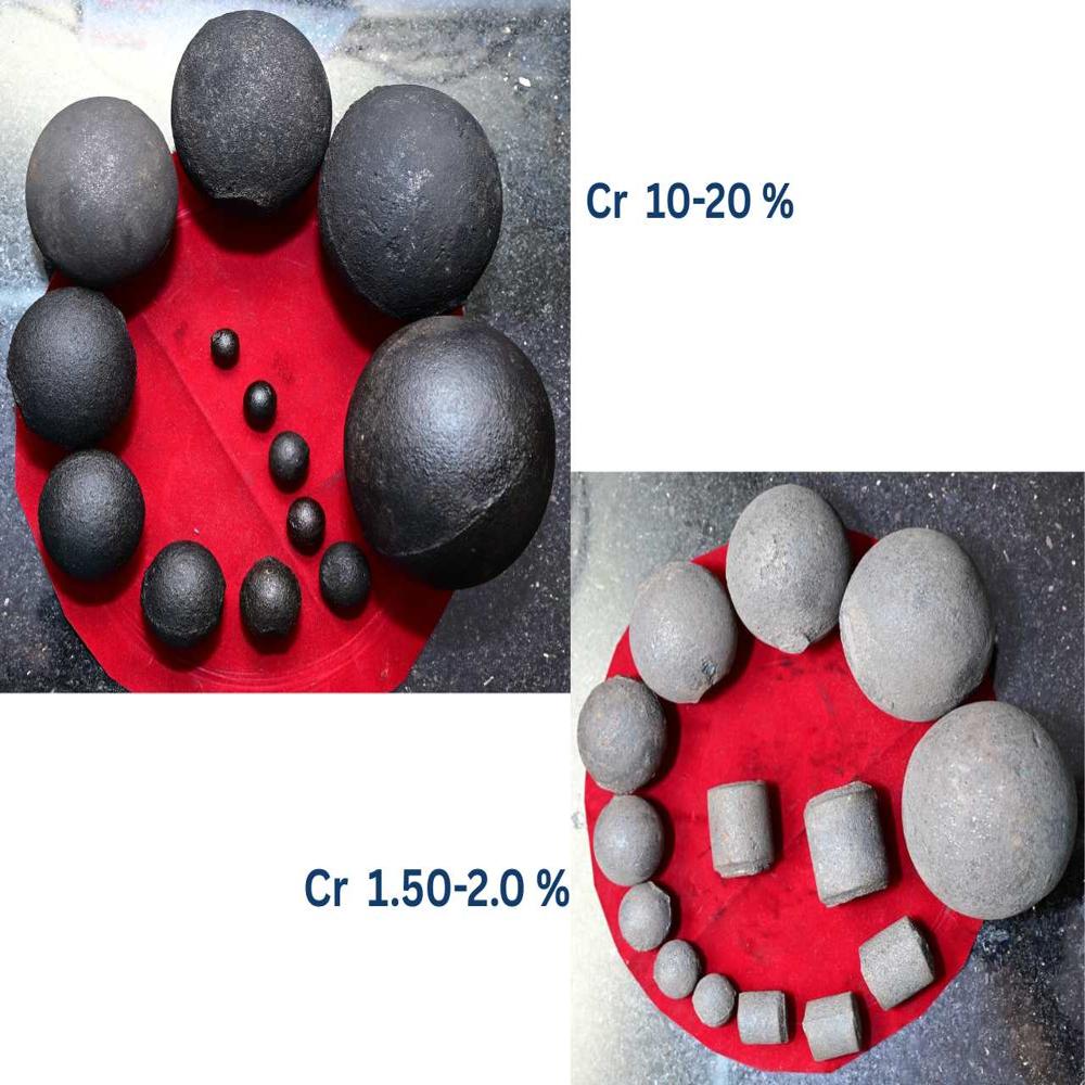 High Chrome Cast Steel Grinding Media Balls 50 MM
