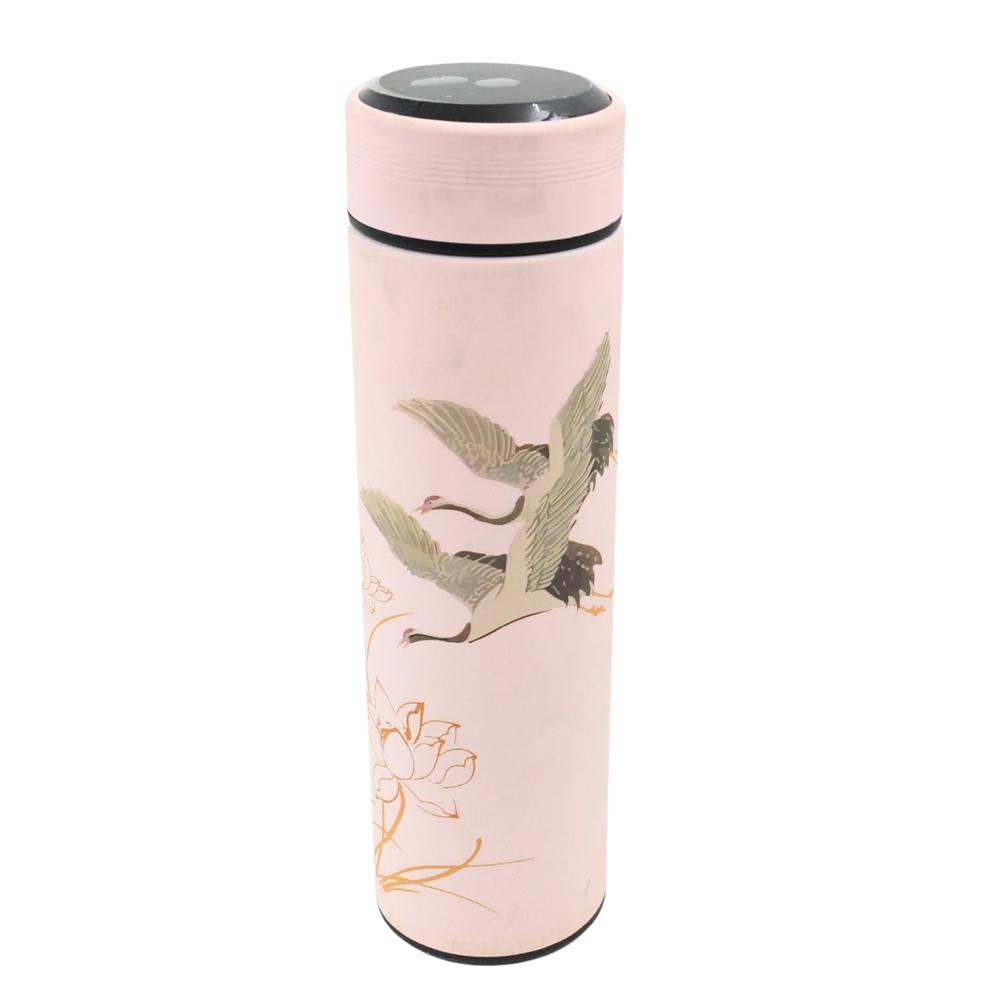 Printed Smart Vacuum Insulated Water Bottle (1 Pc / 500 ML Approx / Multicolor)