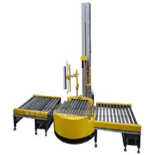 Automatic Pallet Wrapping Machine - Mild Steel, 8 Pallets/min Capacity | Efficient Automatic Operation, Durable Design