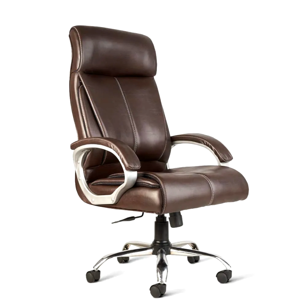 Royale High Back Boss Revo-lving Office Chair Brown