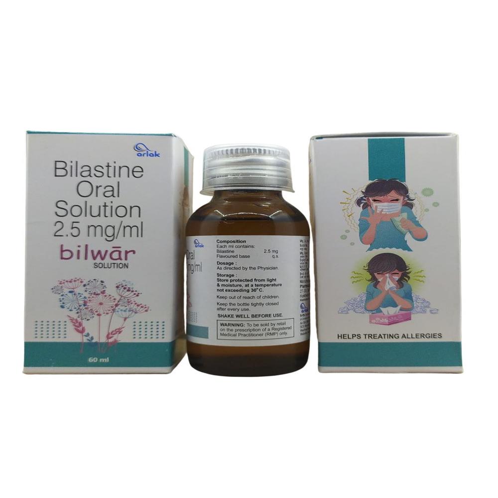 BILASTINE ORAL SOLUTION 2.5MG/ML
