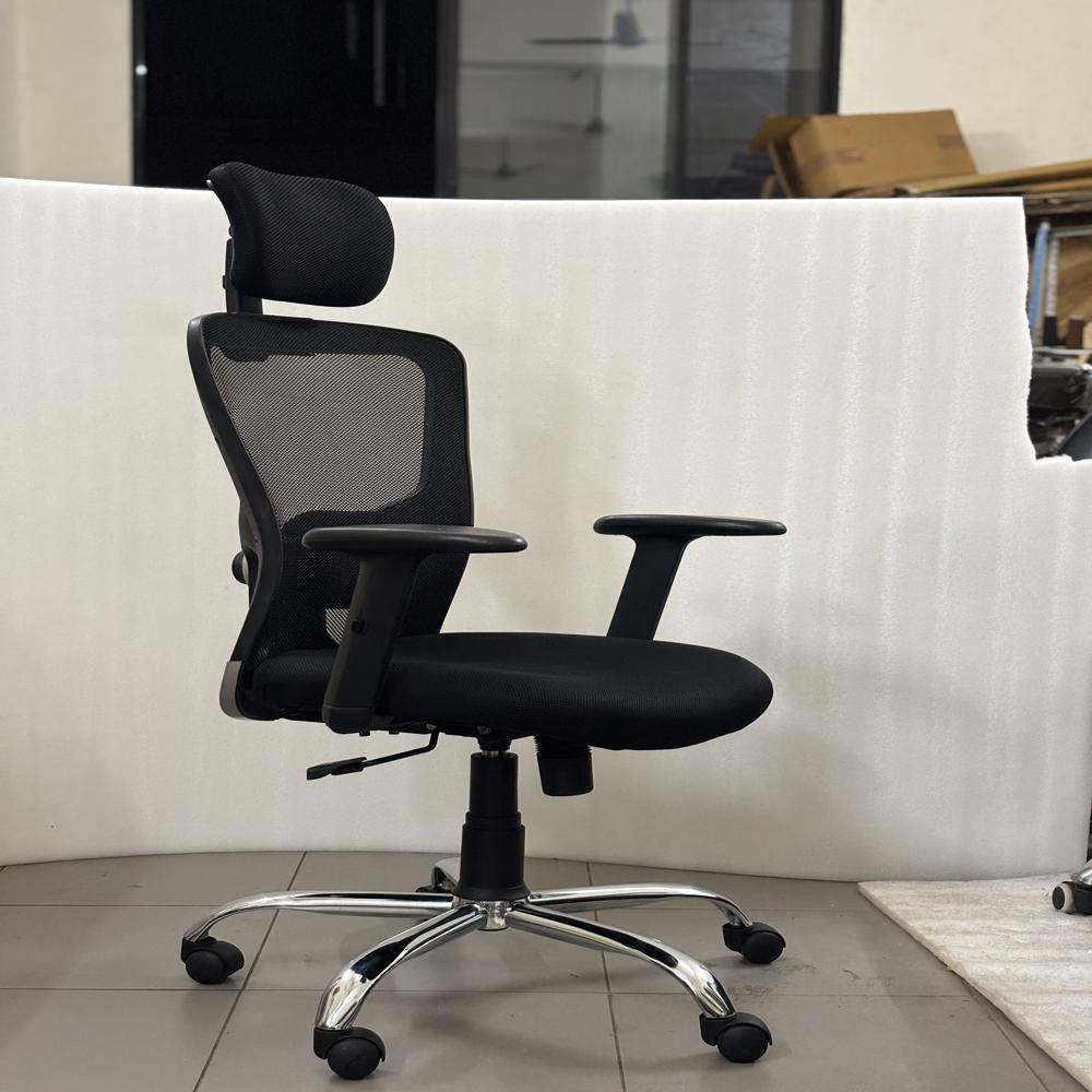 Libra High Back Breathable Mesh Fabric Ergonomic Office Desk Rev-olving Chair