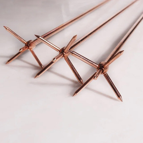 Earthing Kit 1 Meter Multi Spike - Color: Copper Brown