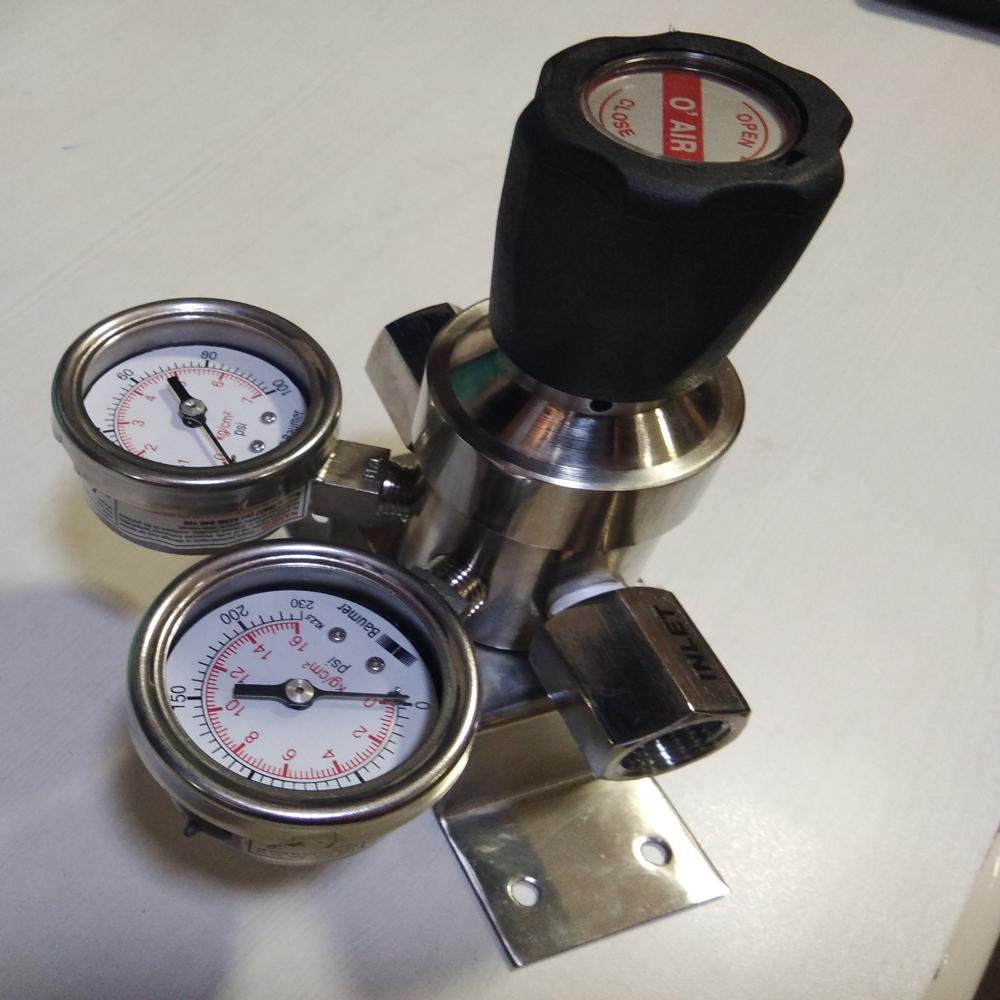 Two-Stage Gas Cylinder Pressure Regulator