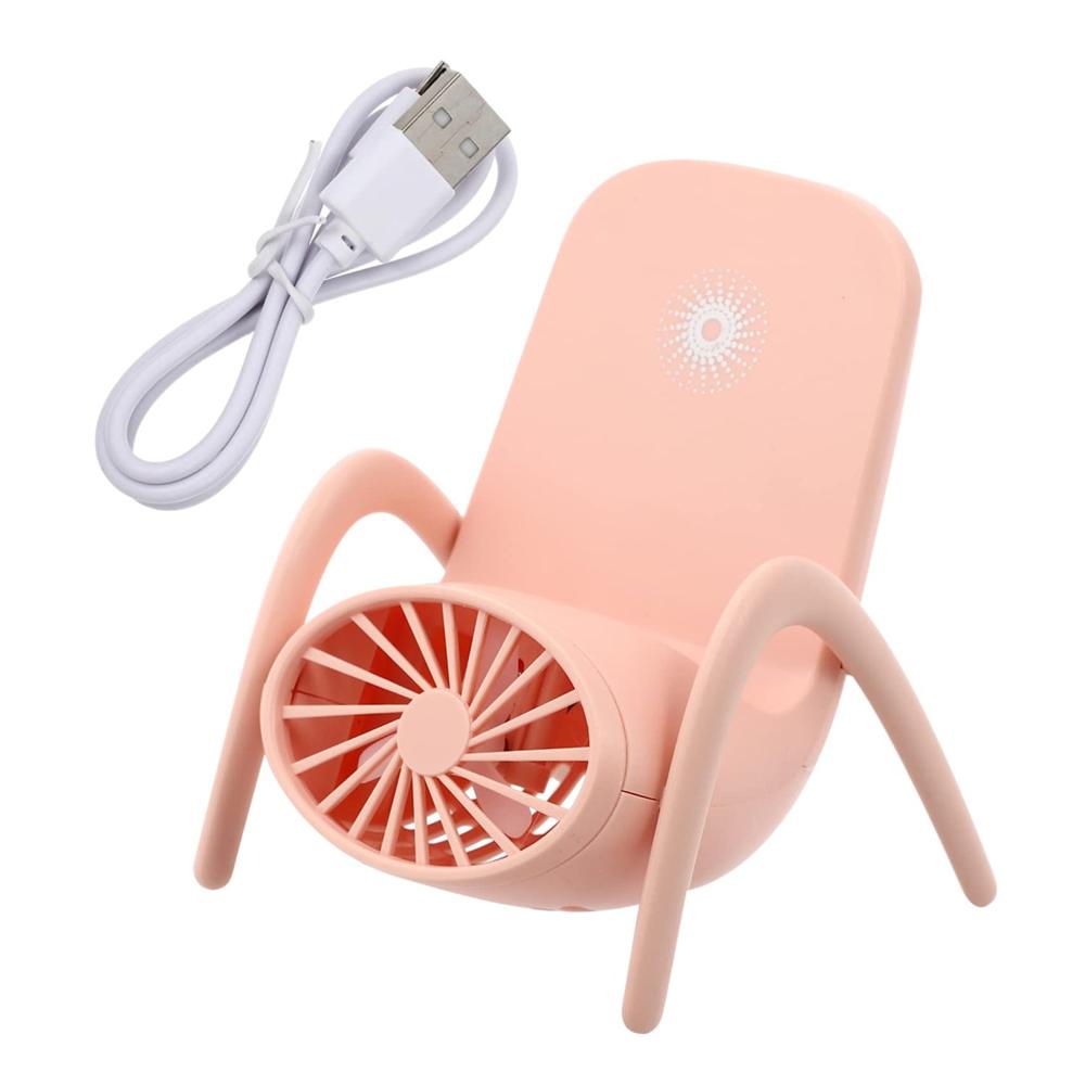 Portable Mobile Phone Holder Fan Handheld Multi-Function (Battery Not Include)
