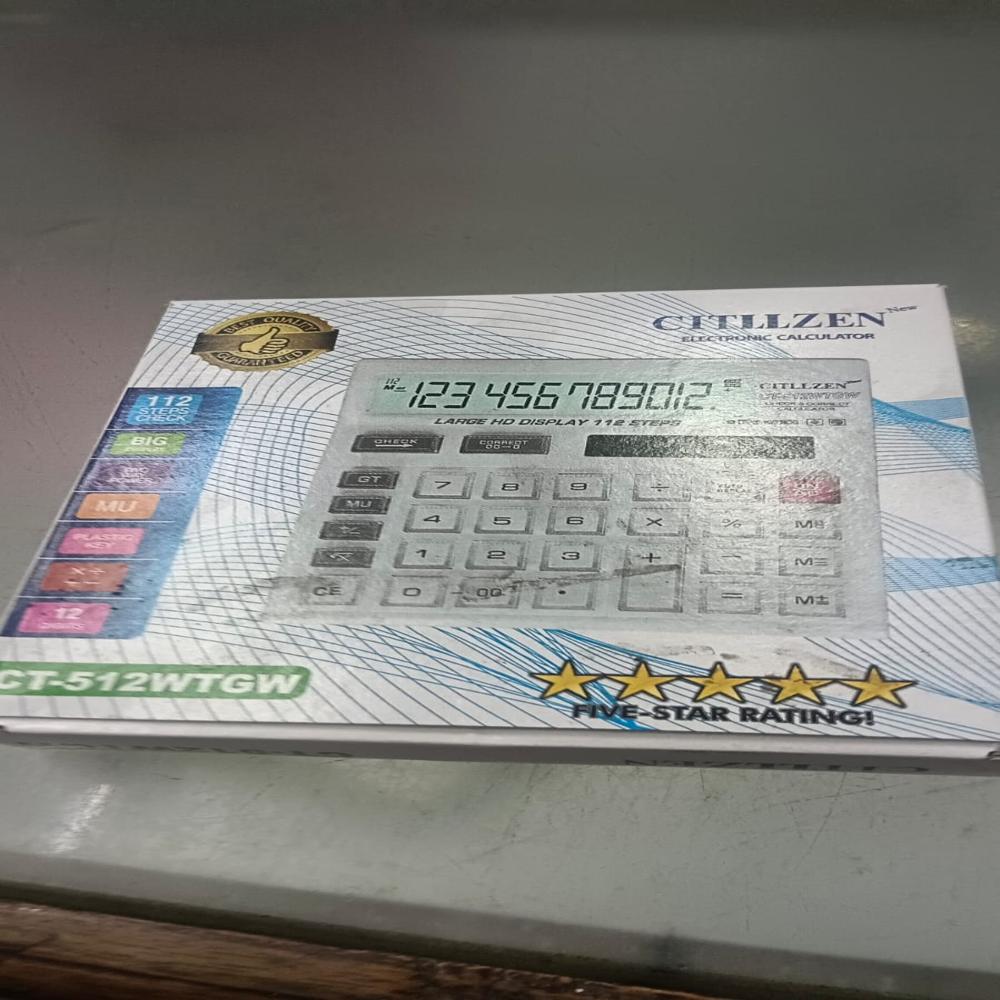 Citllzen Ct-512wtgw Electronic Calculator - Color: Any Color