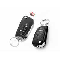 07_remote 870 Car Alarm System - Abs Plastic 11x7x3 Cm, Black With Led Indicator | 110 Db Alarm, Remote Control, Immobilizer, Central Locking Compatible