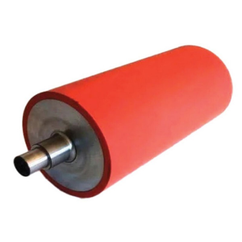 Pu Roller - Aluminium, Customized Length, Diameter, & Surface | High Durability, Excellent Grip, Low Noise Operation, Customization Available