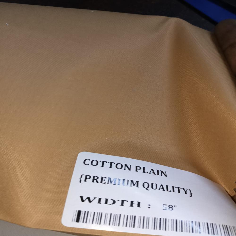 Plain Cotton Shirting Fabric