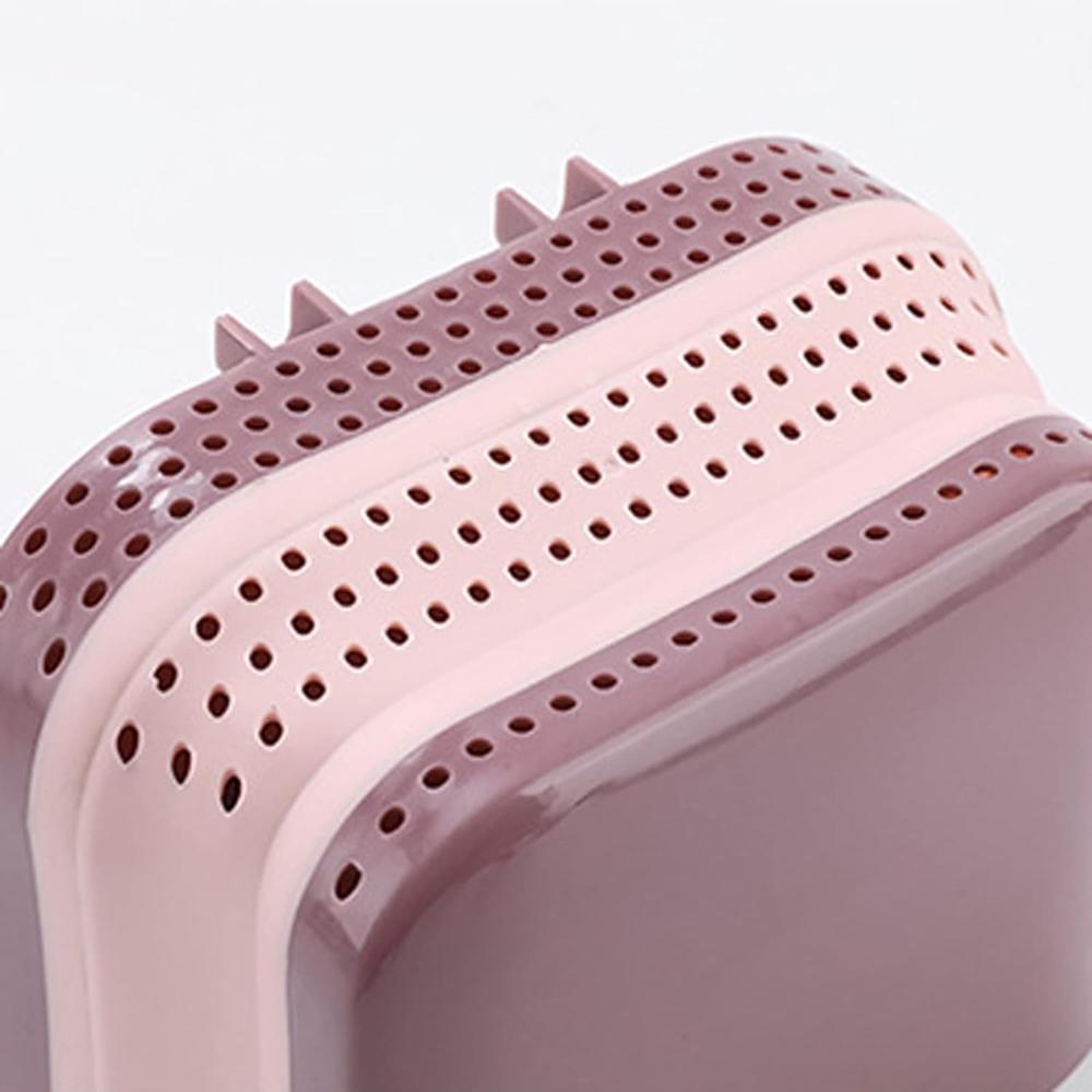 Small Multifunction Sink Drain Basket - Universal & Foldable - Sink Trash Holder Sink Side Storage Drainer Strainer Basket, Foldable Kitchen Sink Drain Strainer for Food,Dish Drainer for Fruits, Vegetables