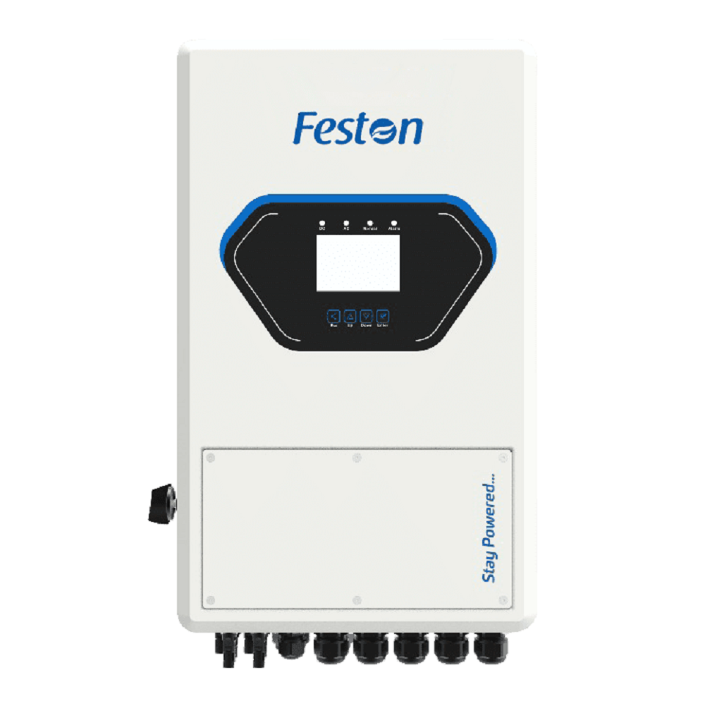Feston 8kW Hybrid Solar Inverter Dual MPPT, 10.4kW Max DC Input, 48V Battery Support