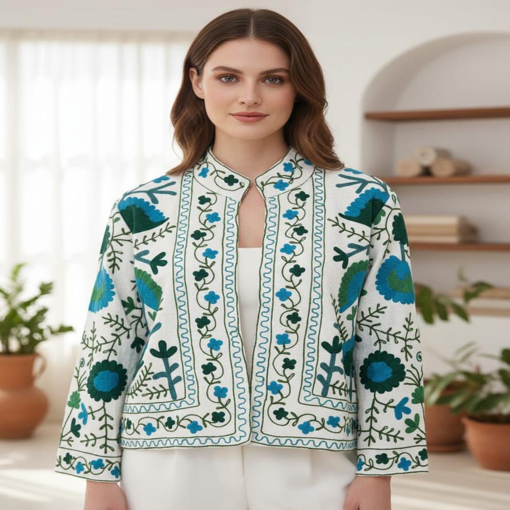Cotton Suzani jacket