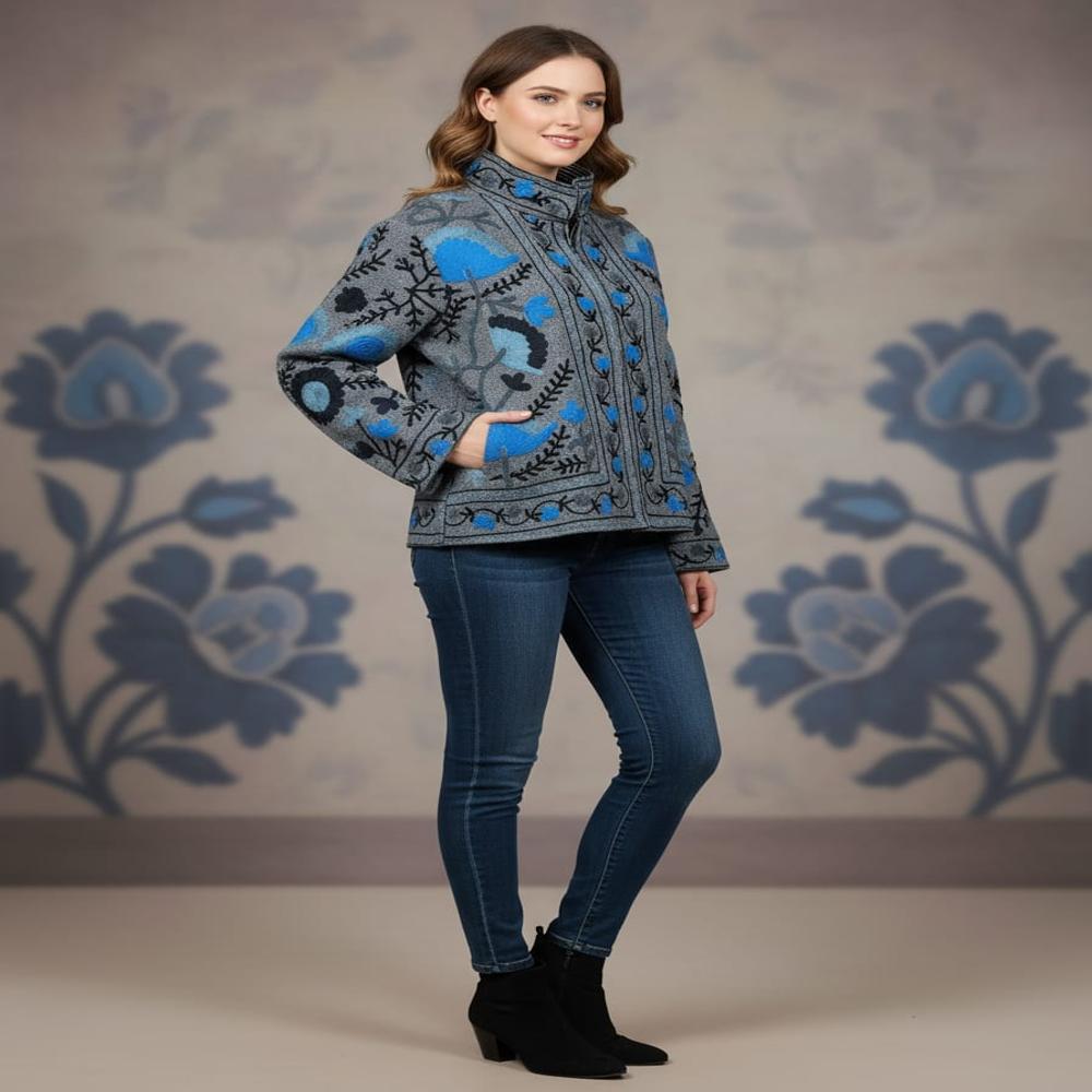 Cotton Suzani jacket