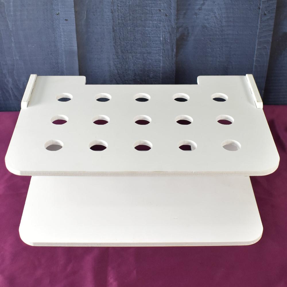 Decorative Wall Shelf Bracket Set-Top Box Rack (1 Pc) - Color: Mix