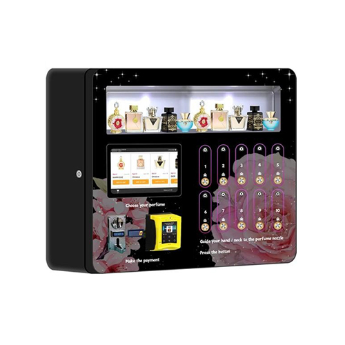 10 Button Desktop Perfume Spray Vending Machine With Screen