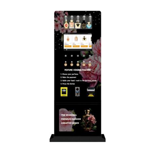 5 Button Vertical Perfume Spray Vending Machine With Screen