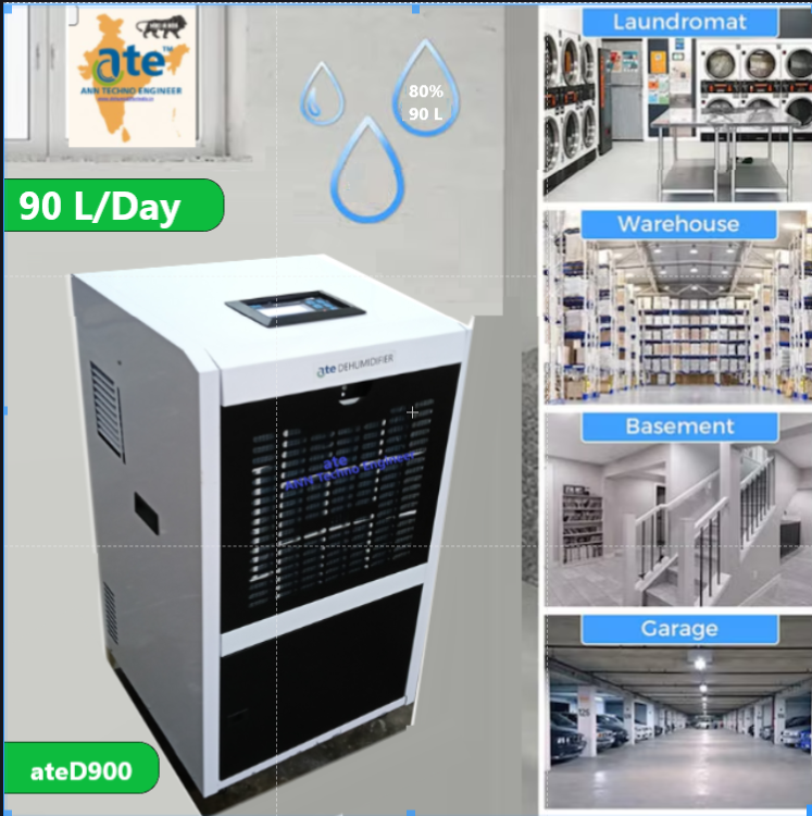 Portable Dehumidifier ateD900B 90 L-Day