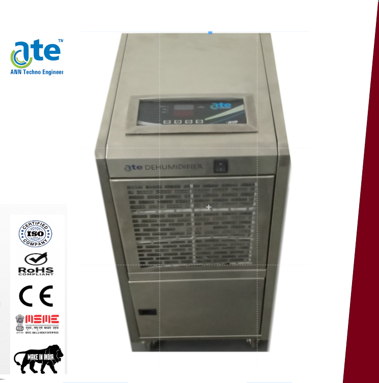 Portable Dehumidifier SS304 60L-Day ateD600SS